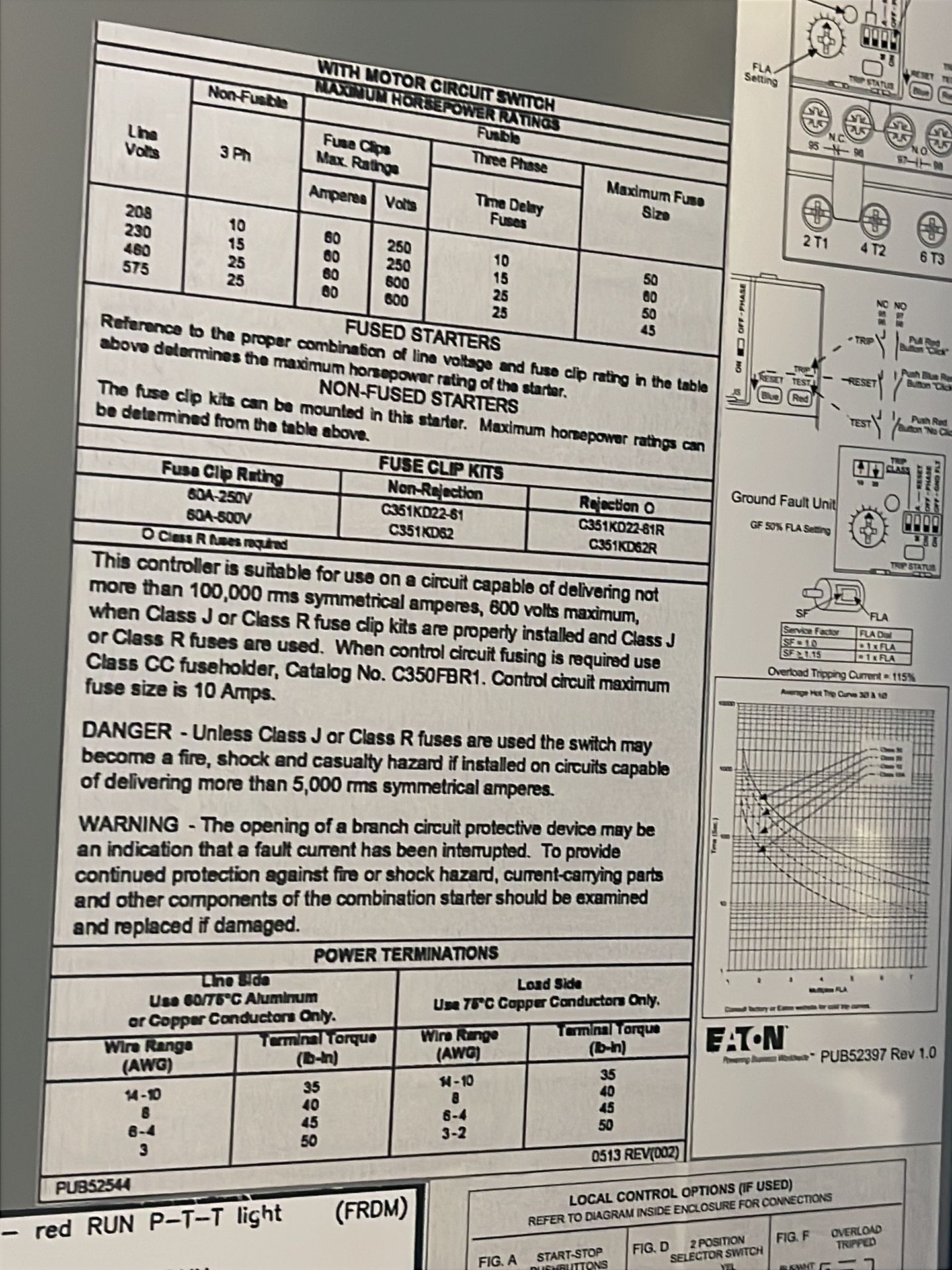 Eaton Freedom Neva Combination Fvnr Starter - Ecn1821e0d