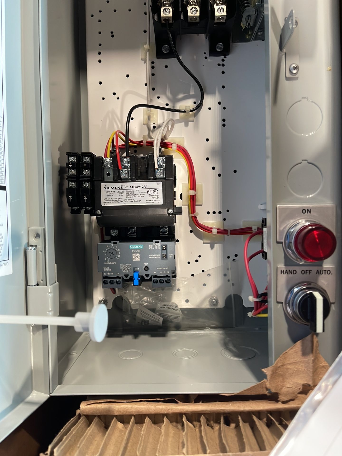 Siemens 3 Hp Fusible Combination Fvnr Heavy Duty Motor Starter - 17cud92bf10