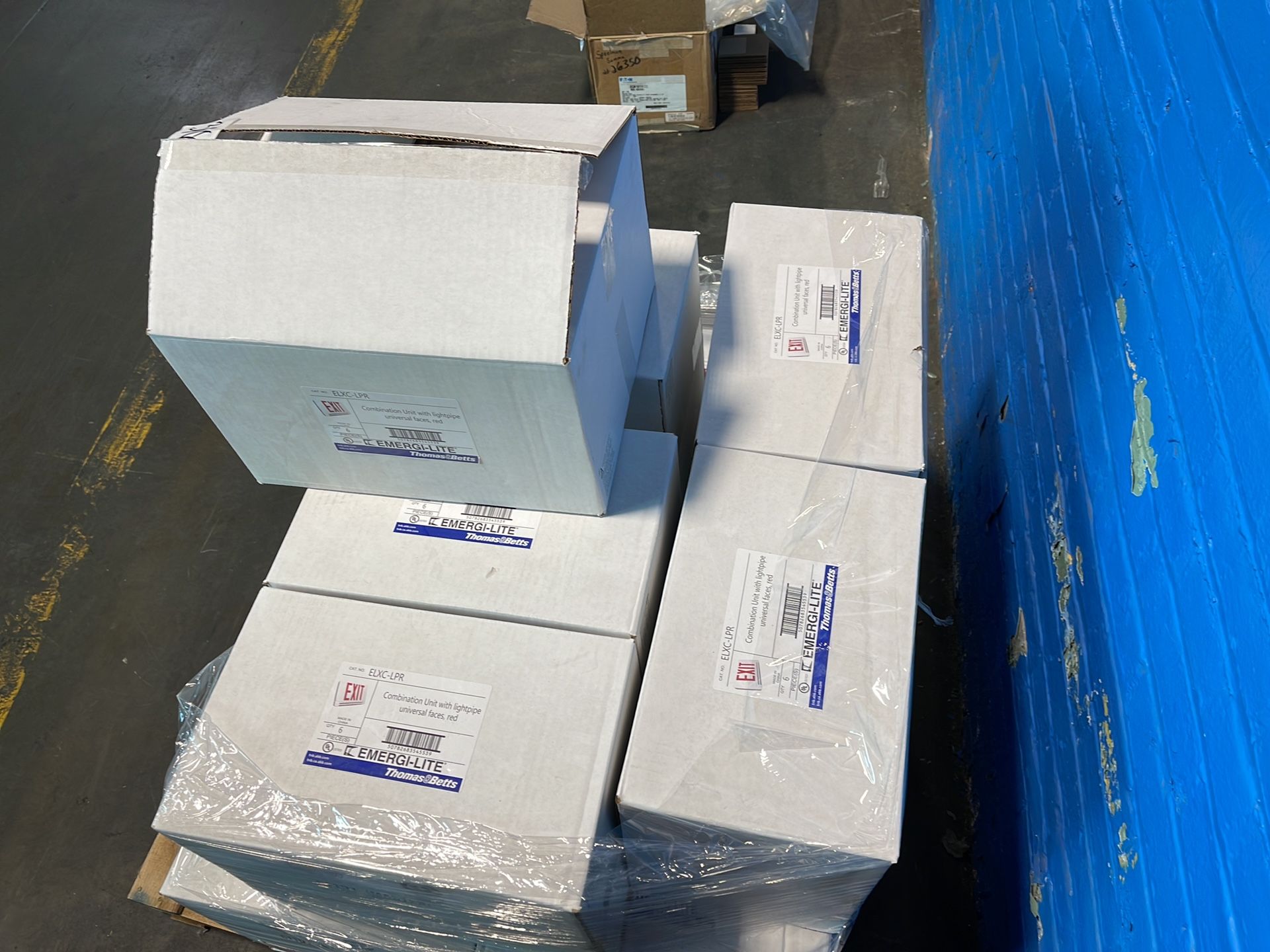 Thomas & Betts Emergi-lite Combination Led Exit Sign And Emergency Light - Elxc-lpr