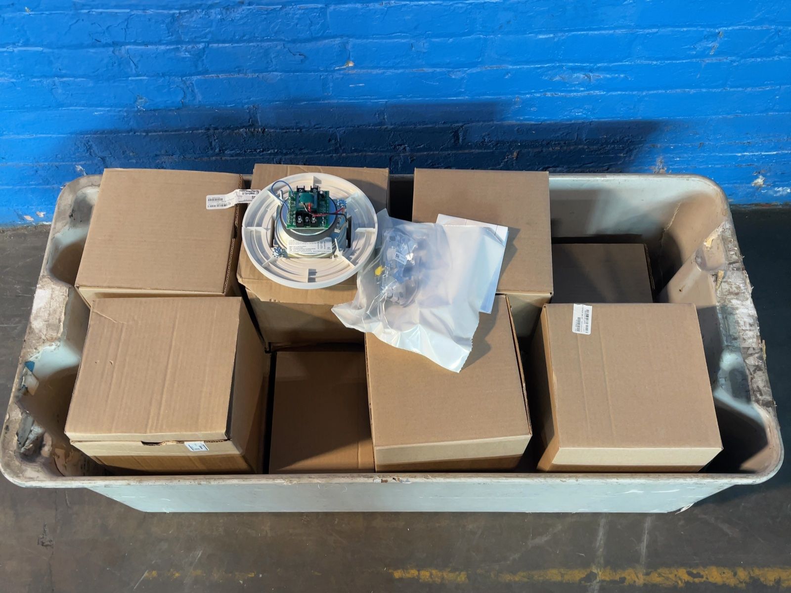 Simplex Truealert Multi-candela White Ceiling Strobe - 4906-9154