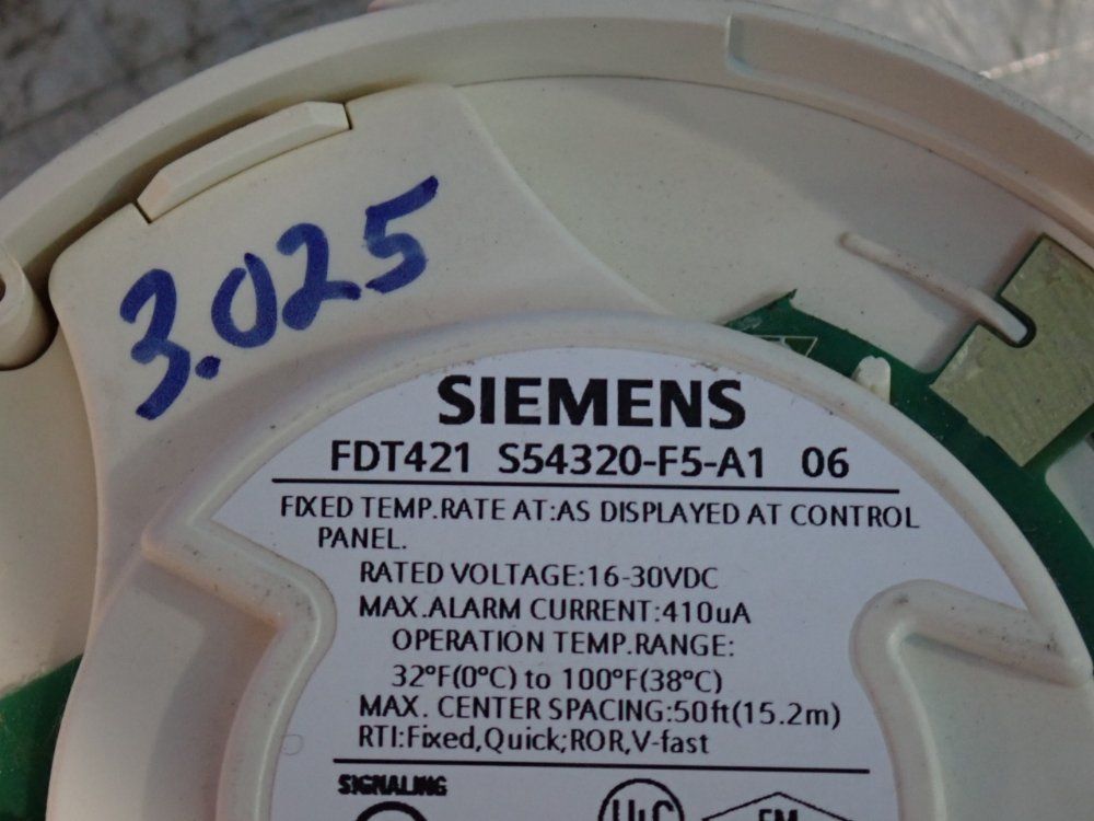 Siemens Fire Alarm - Fd421 S54320-f5-a106