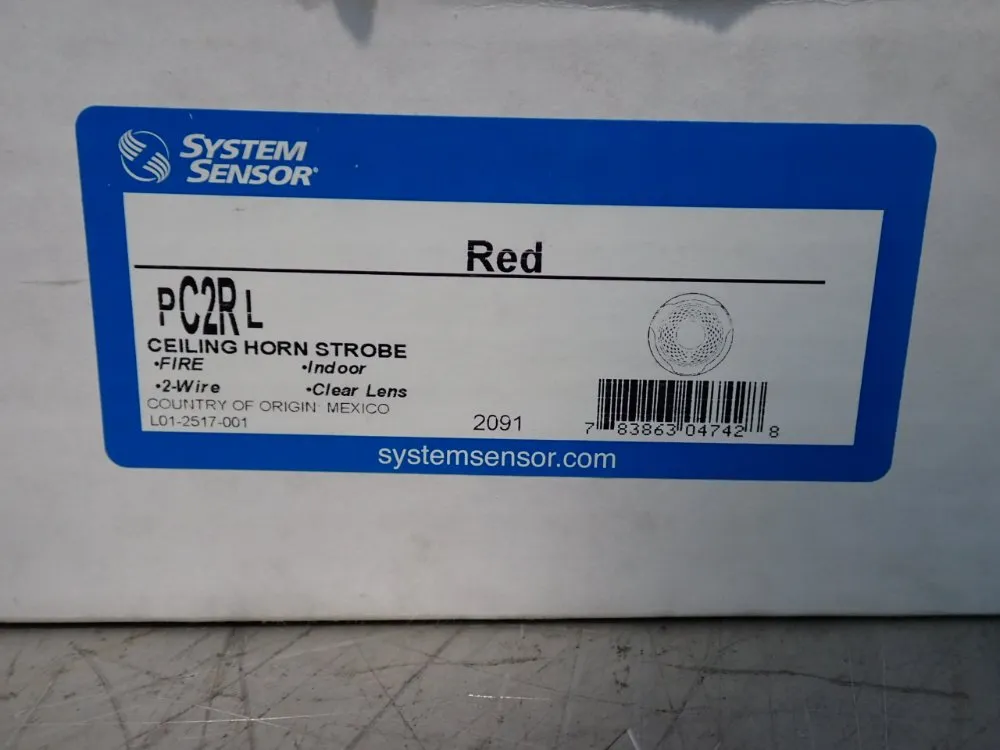 System Sensor Ceiling Horn Strobe - Pc2rl