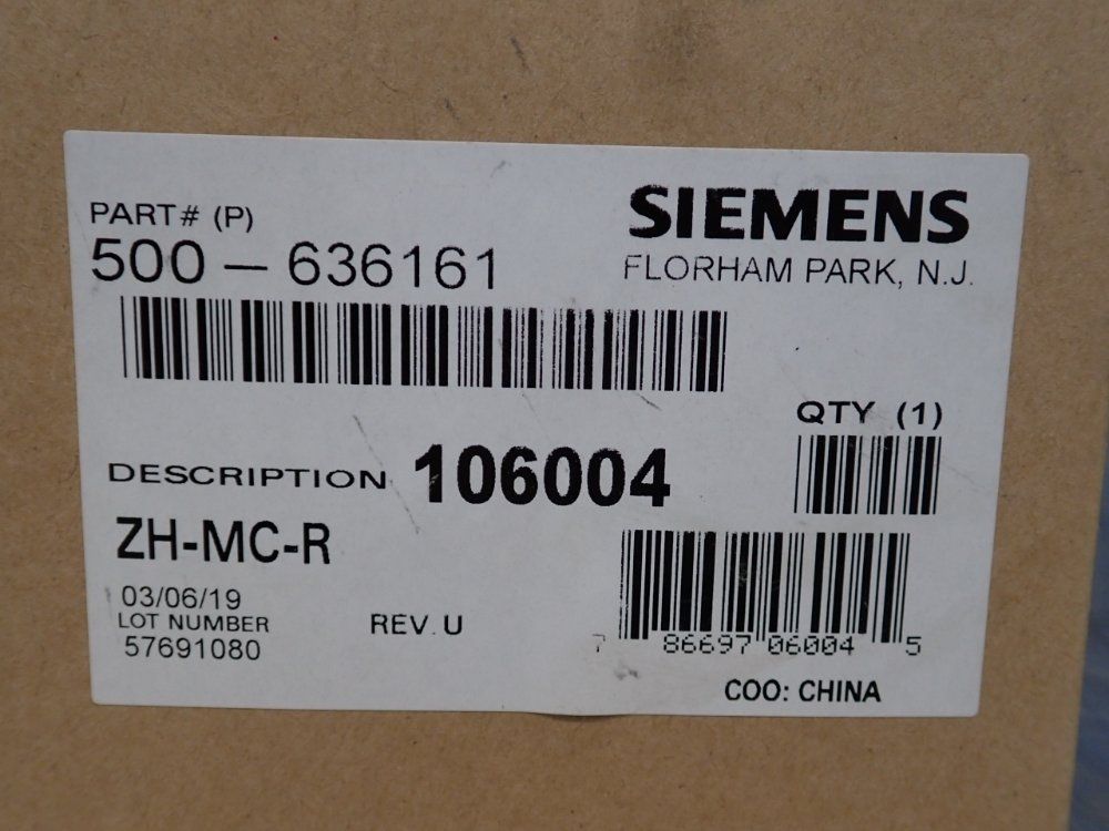 Seimens Fire Alarm - 500-636161