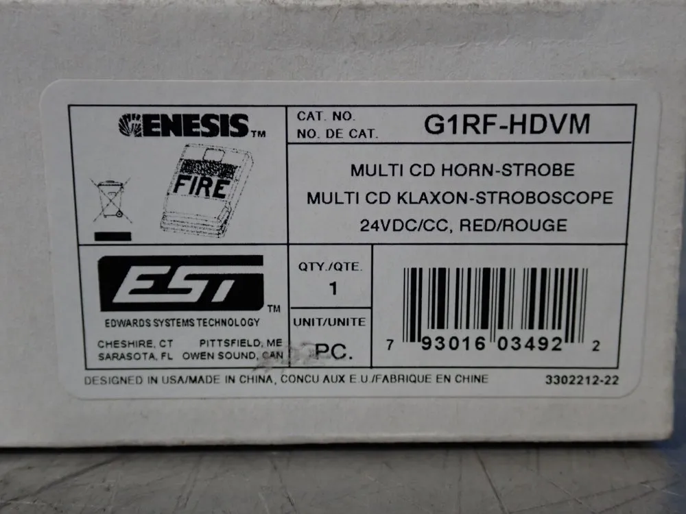 Genesis Multi Cd Horn Strobe - G1rf-hdvm
