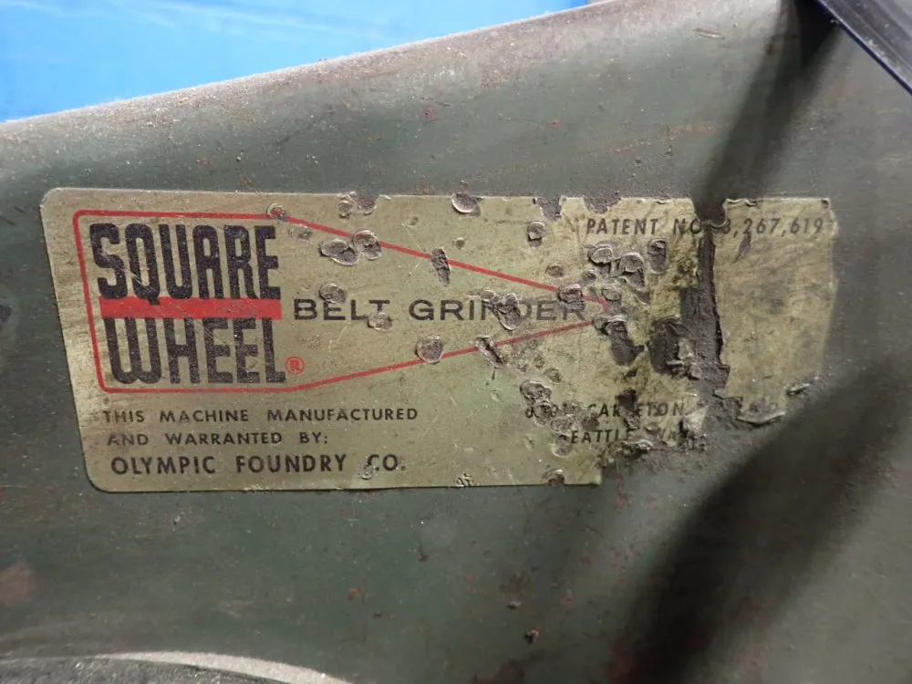 Olympic Foundry Co. 4" X 2" Belt Grinder - Square Wheel