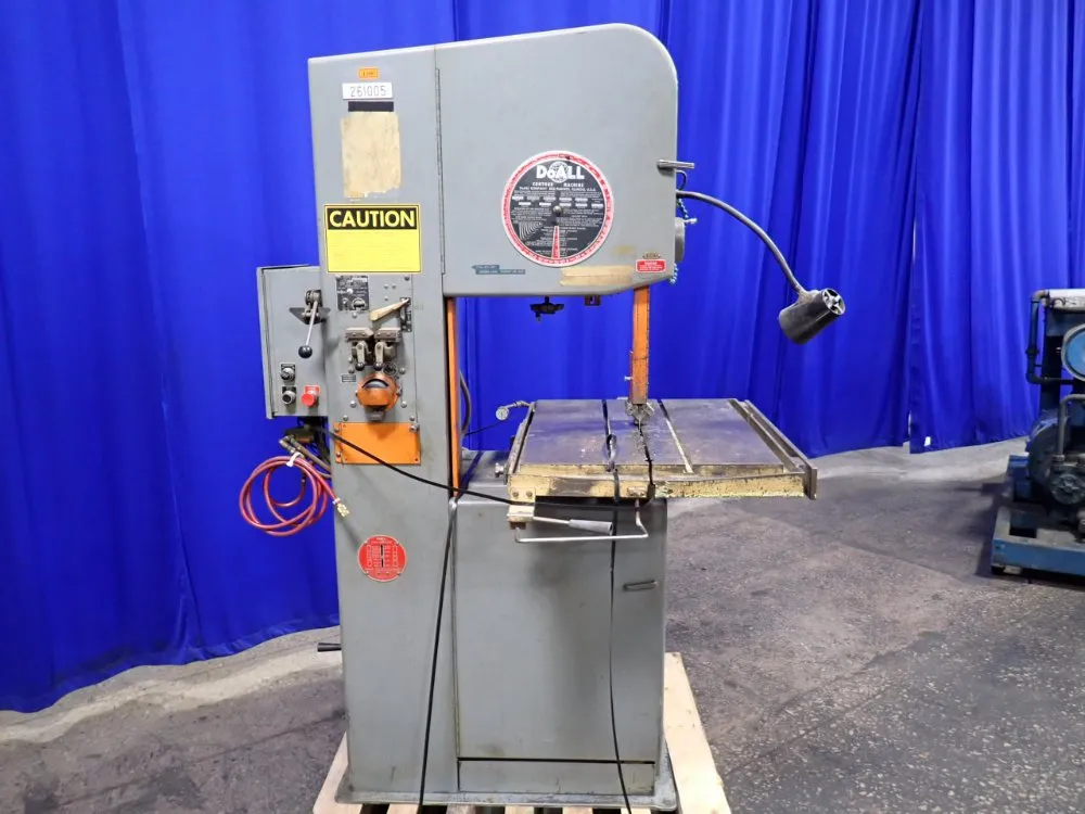 Doall 14" X 20" Vertical Band Saw - 2012-1a