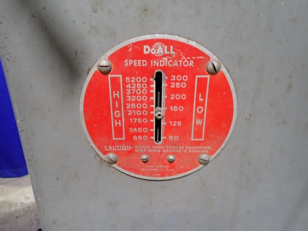 Doall 14" X 20" Vertical Band Saw - 2012-1a