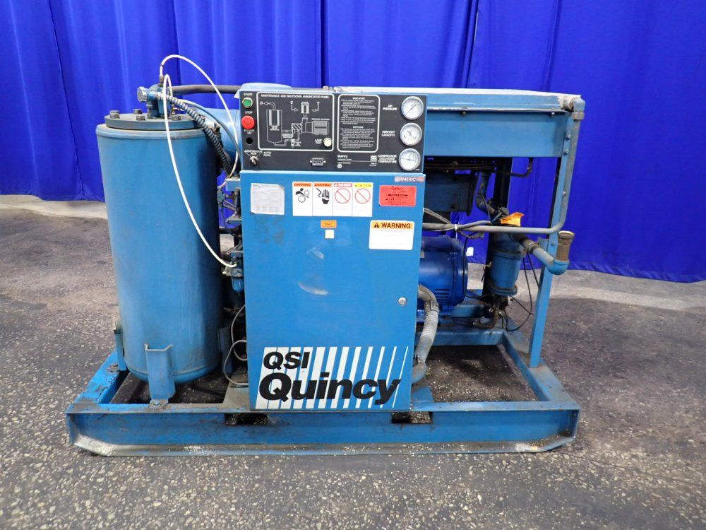 Quincy 50 Hp Rotary Screw Air Compressor - Qsi 235