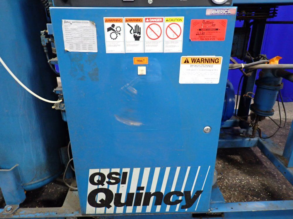 Quincy 50 Hp Rotary Screw Air Compressor - Qsi 235