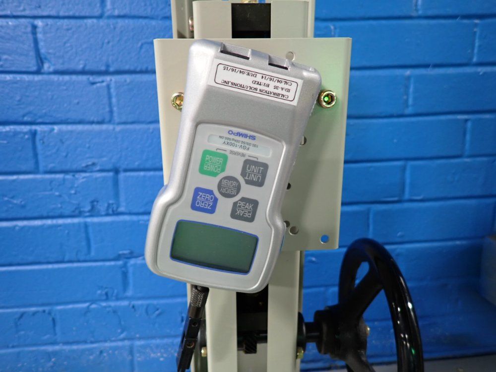 Shimpo 110 Lbs Manual Force Test Stand - Fgs-100h