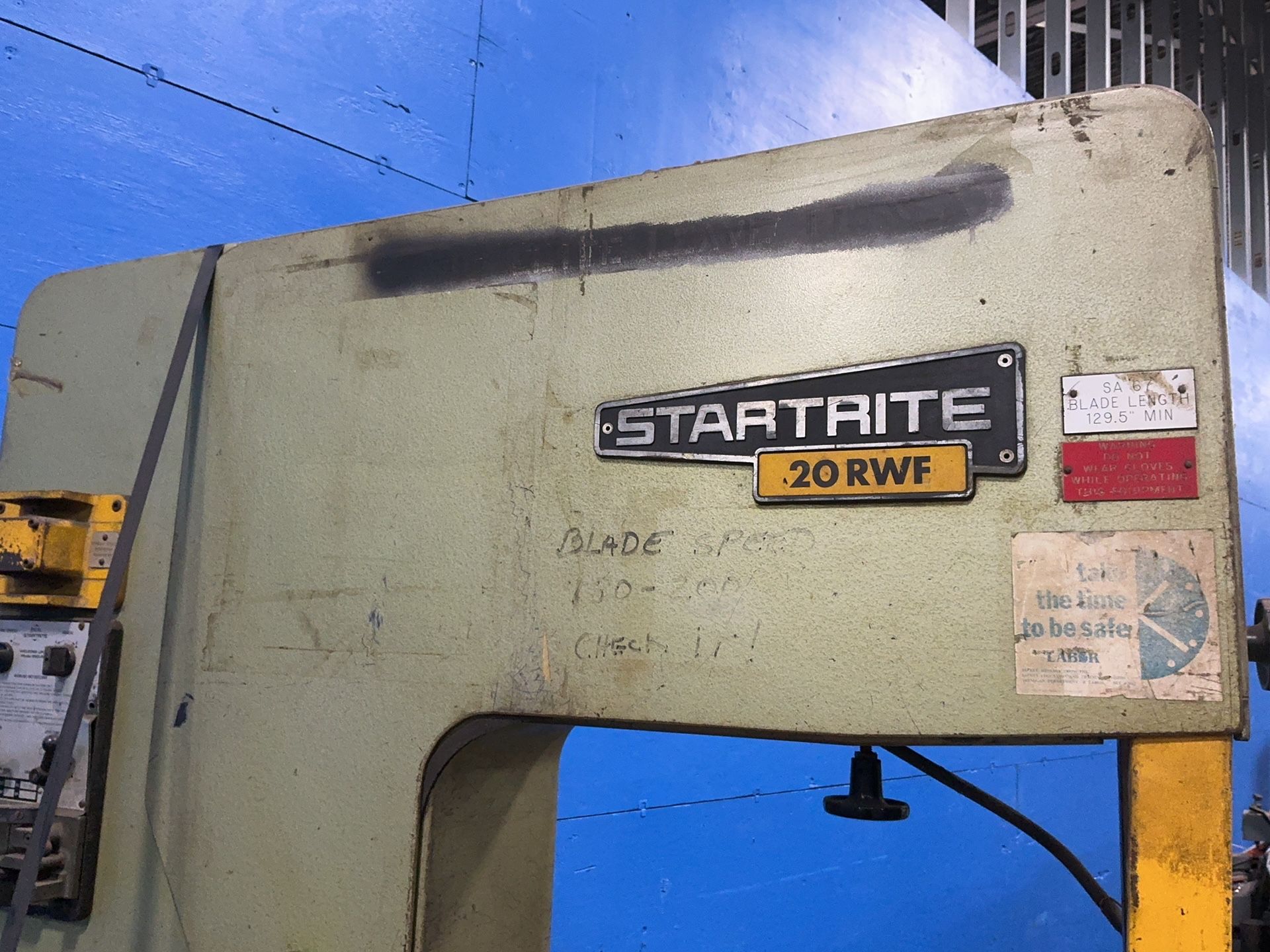 Startrite 21” X 21” Vertical Band Saw - Bro.25