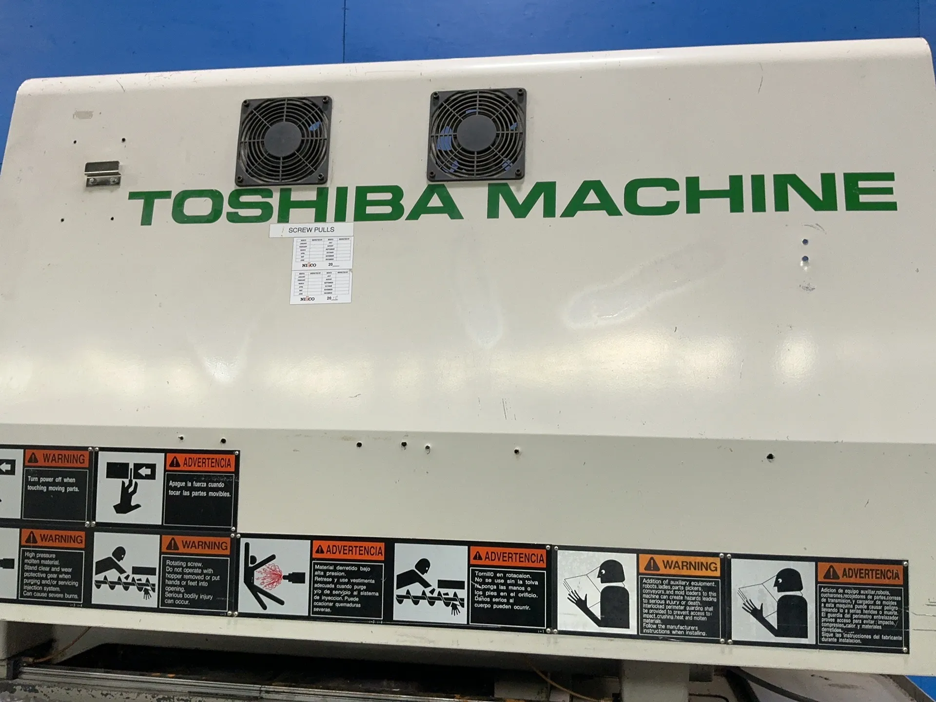 Toshiba Injection Molder - Ec180v21-4