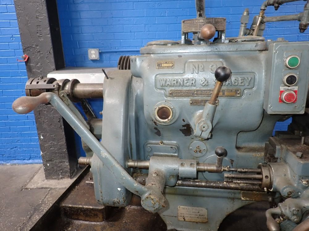 Warner & Swasey 16" Swing Turret Lathe - No. 3