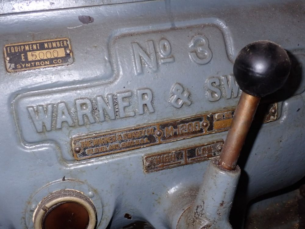 Warner & Swasey 16" Swing Turret Lathe - No. 3