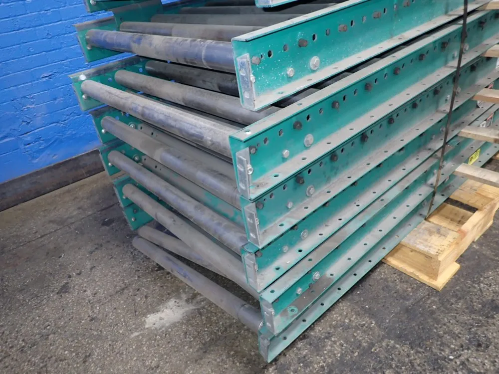Automated Conveyor Systems 31" X 120" Roller Conveyor W/ball Transfer Conveyor