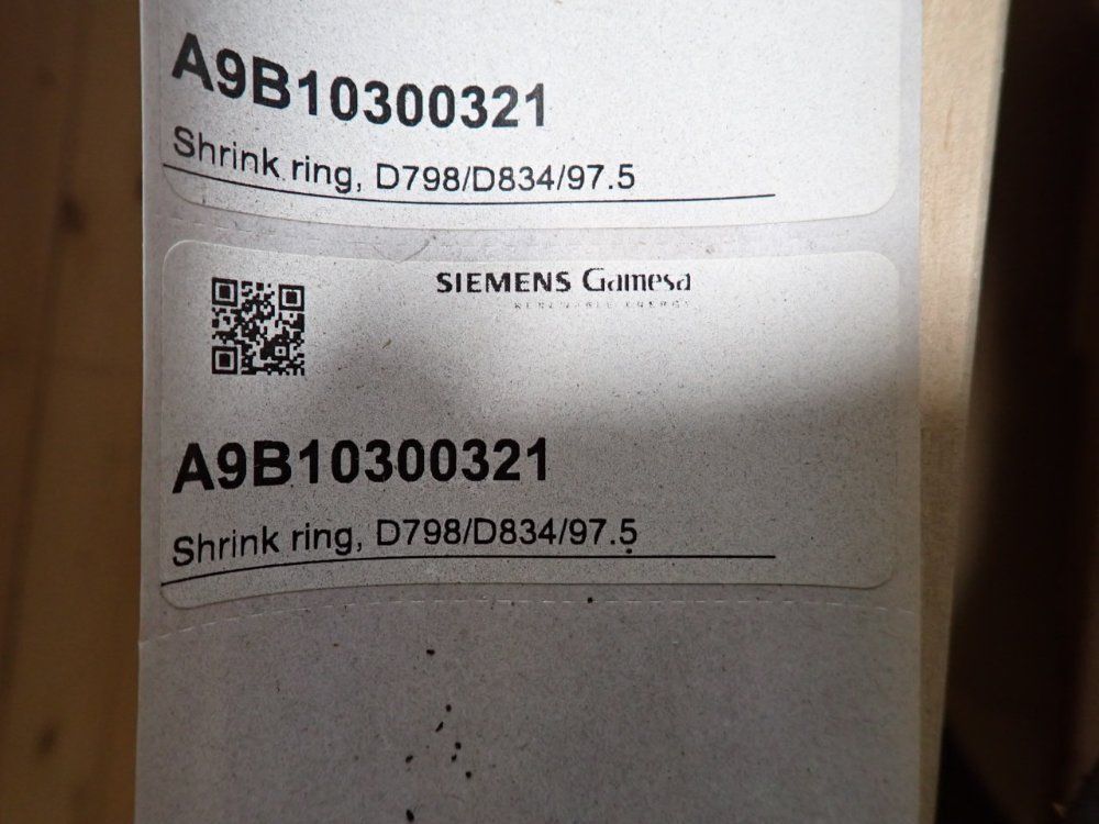 Siemens Gamesa Shrink Rings - A9b10300321
