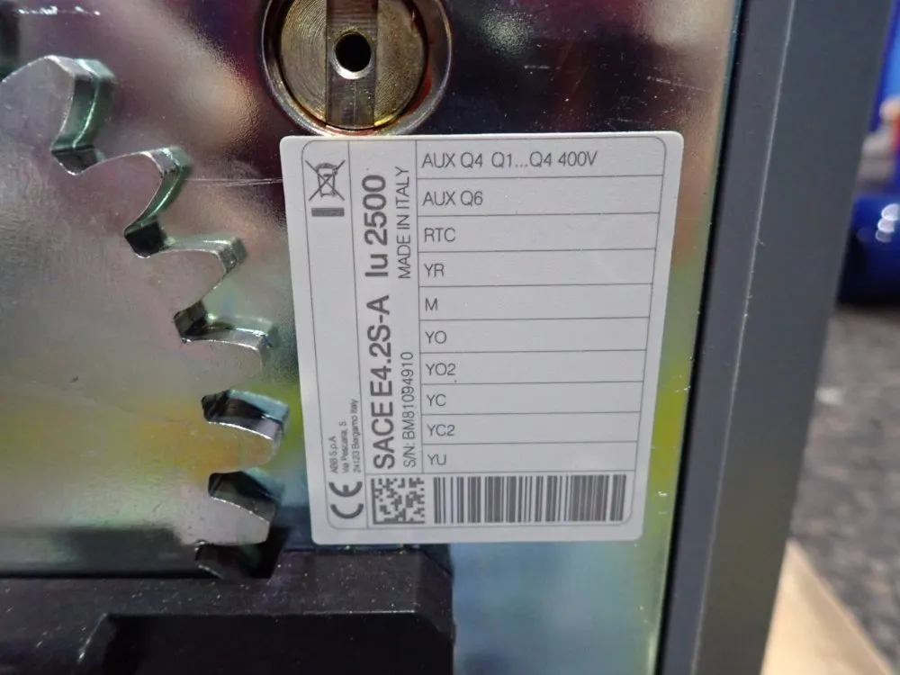 Abb Air Circuit Breaker - Sace E4.2s-a