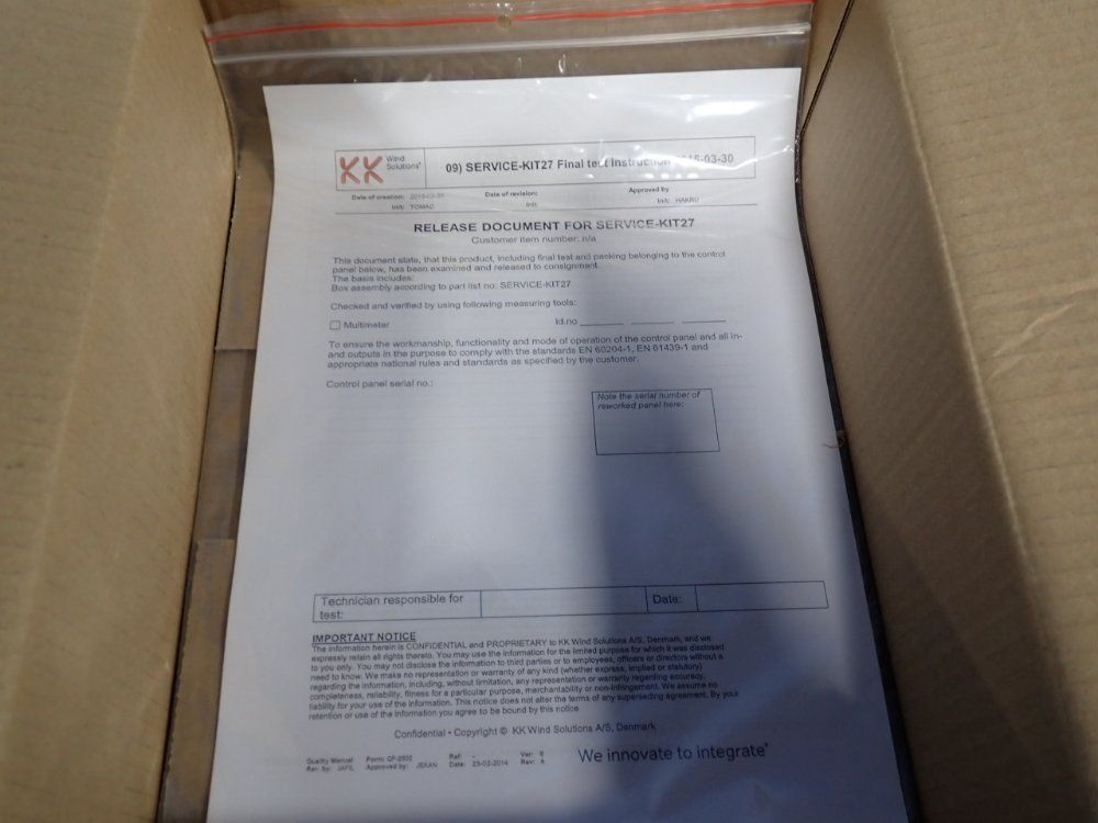 Kk Wind Solutions Service Kits