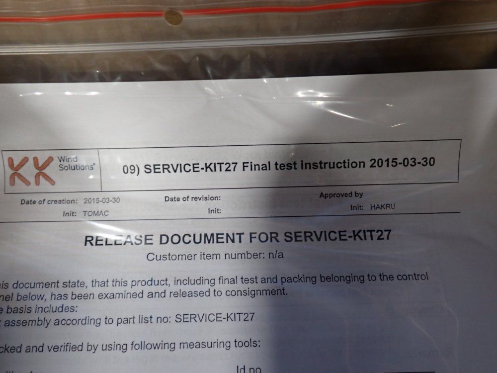 Kk Wind Solutions Service Kits