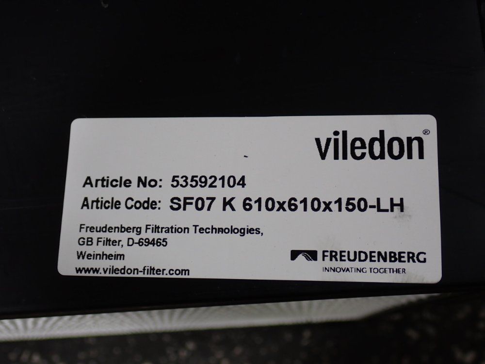 Freudenberg 24" X 24" X 6" Air Filters - 53592104