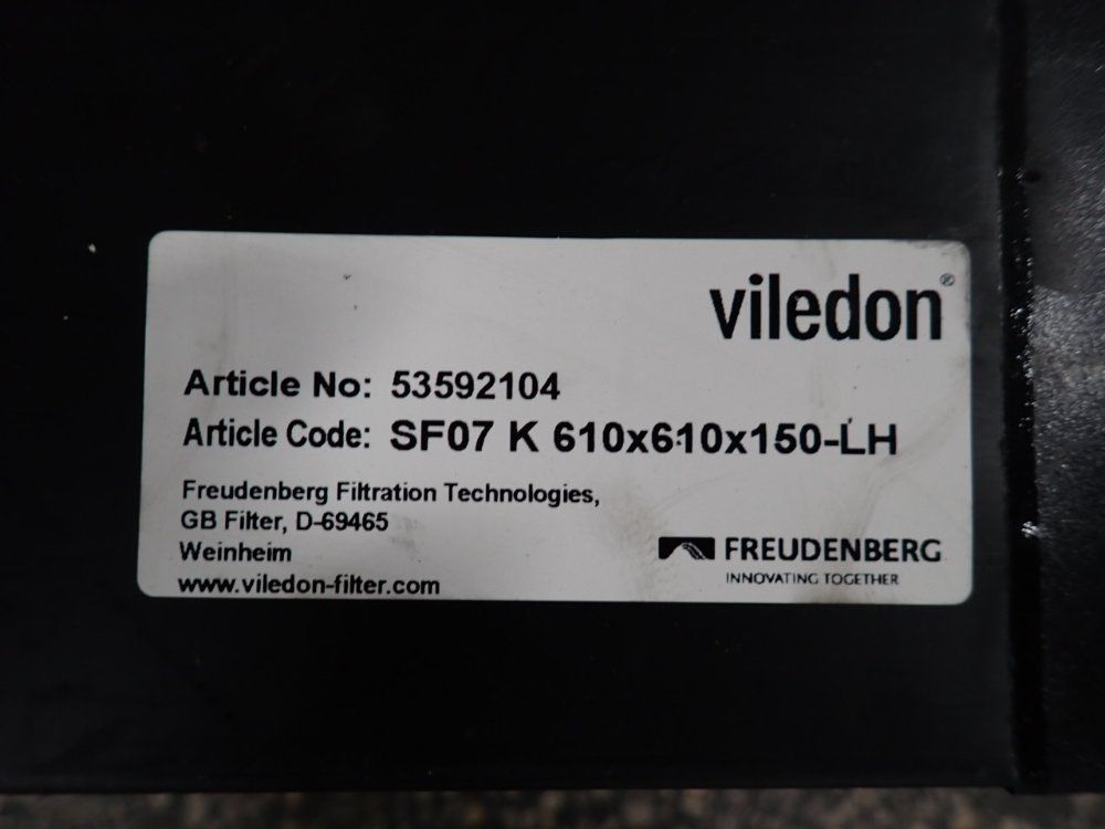 Freudenberg 24" X 24" X 6" Air Filters - 53592104