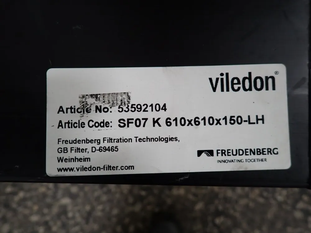 Freudenberg 24" X 24" X 6" Air Filters - 53592104