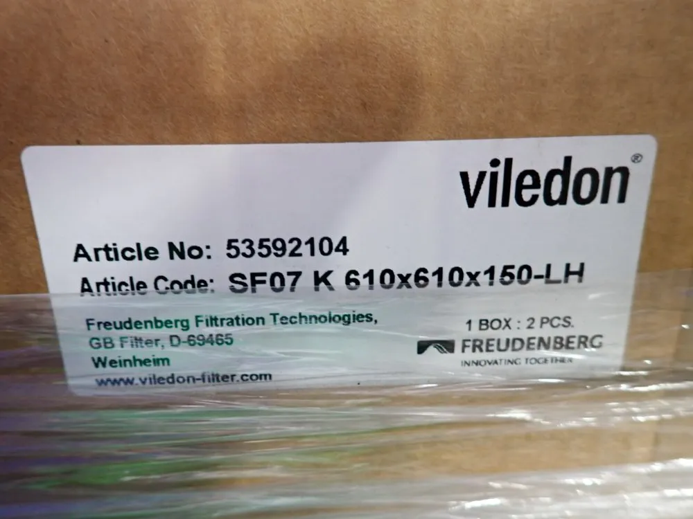 Freudenberg 24" X 24" X 6" Air Filters - 53592104