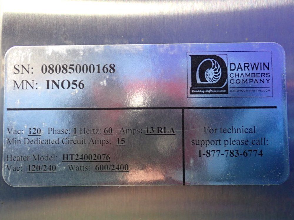 Darwin Cabinets 5 @ 27" X 45" Refrigerated Incubator - Ino56