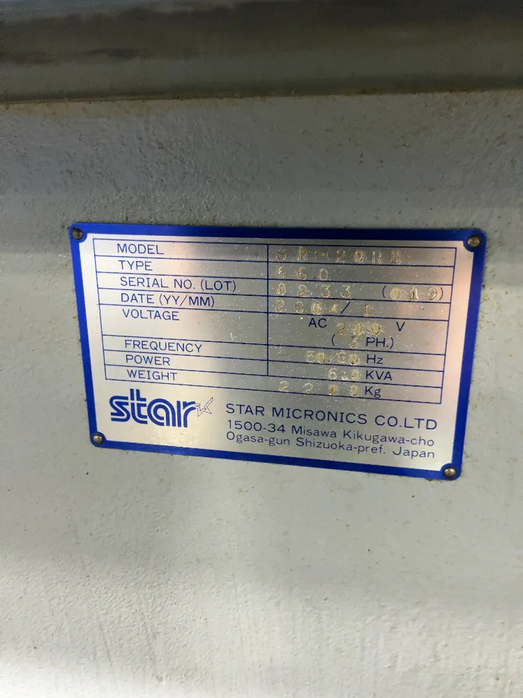 Star Cnc Lathe - Sr-20r