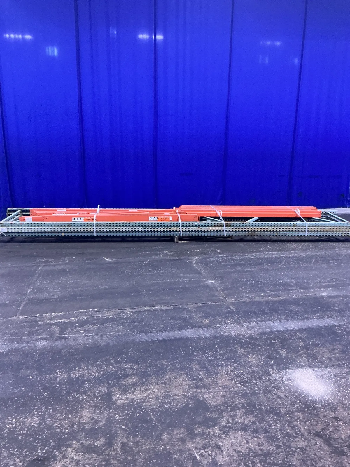 44” X 240” Pallet Racking - Teardrop