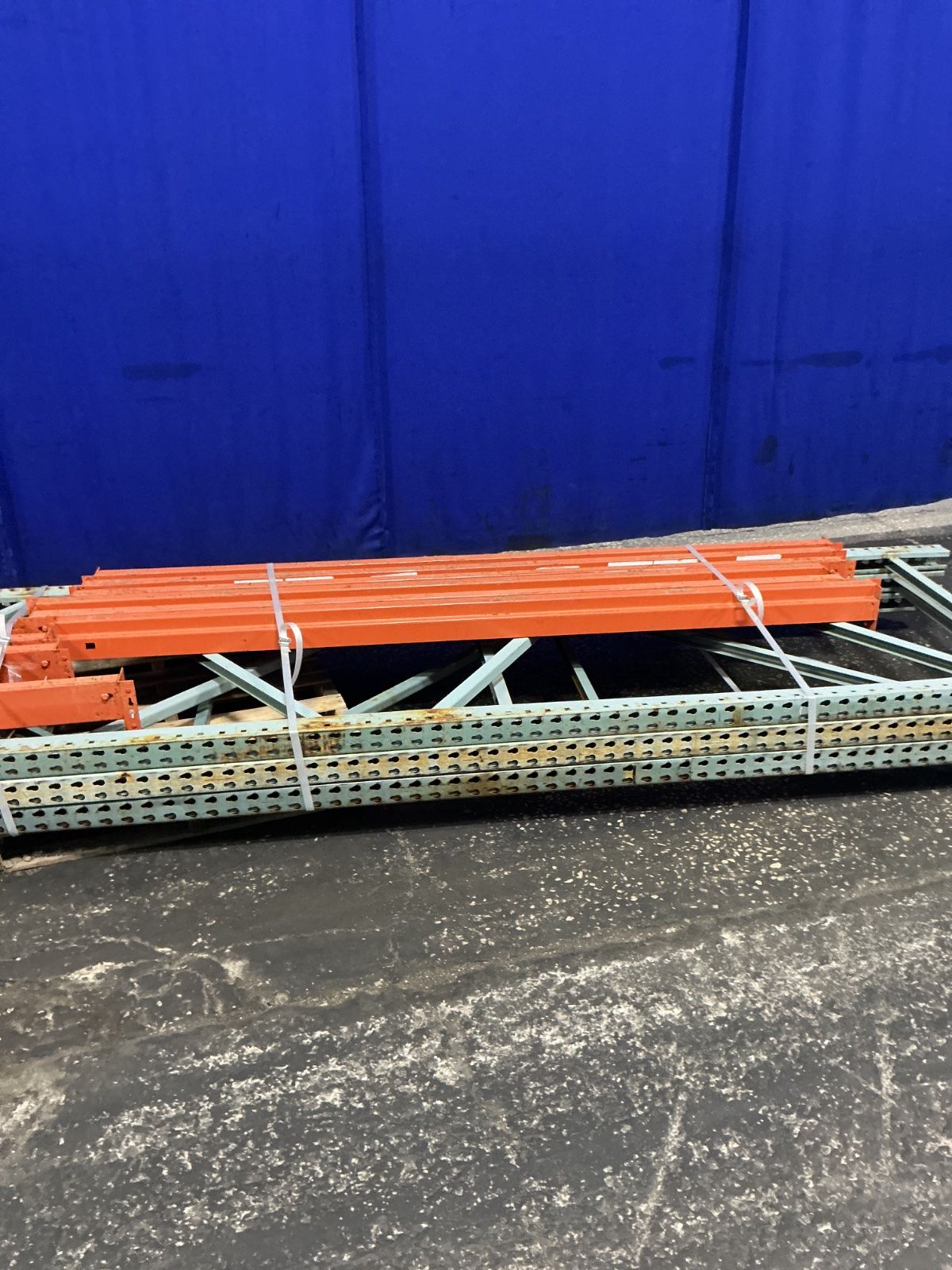 44” X 240” Pallet Racking - Teardrop