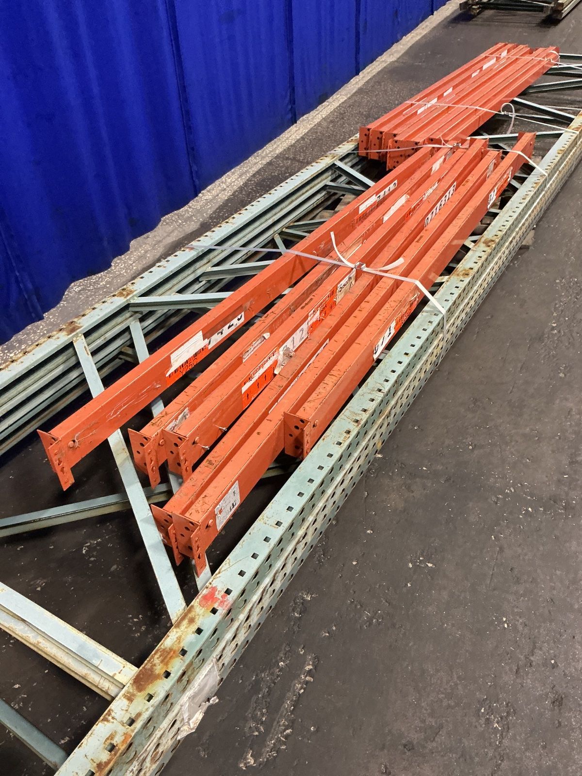 44” X 240” Pallet Racking - Teardrop