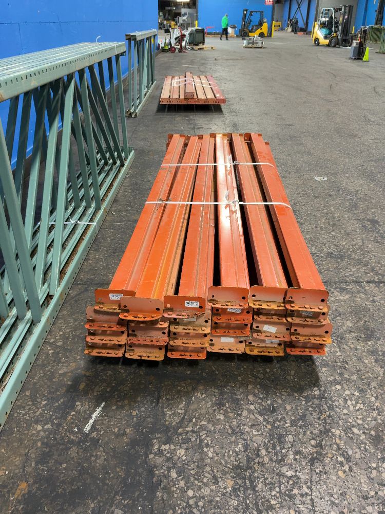 144” X 36” Pallet Racking - Tear Drop