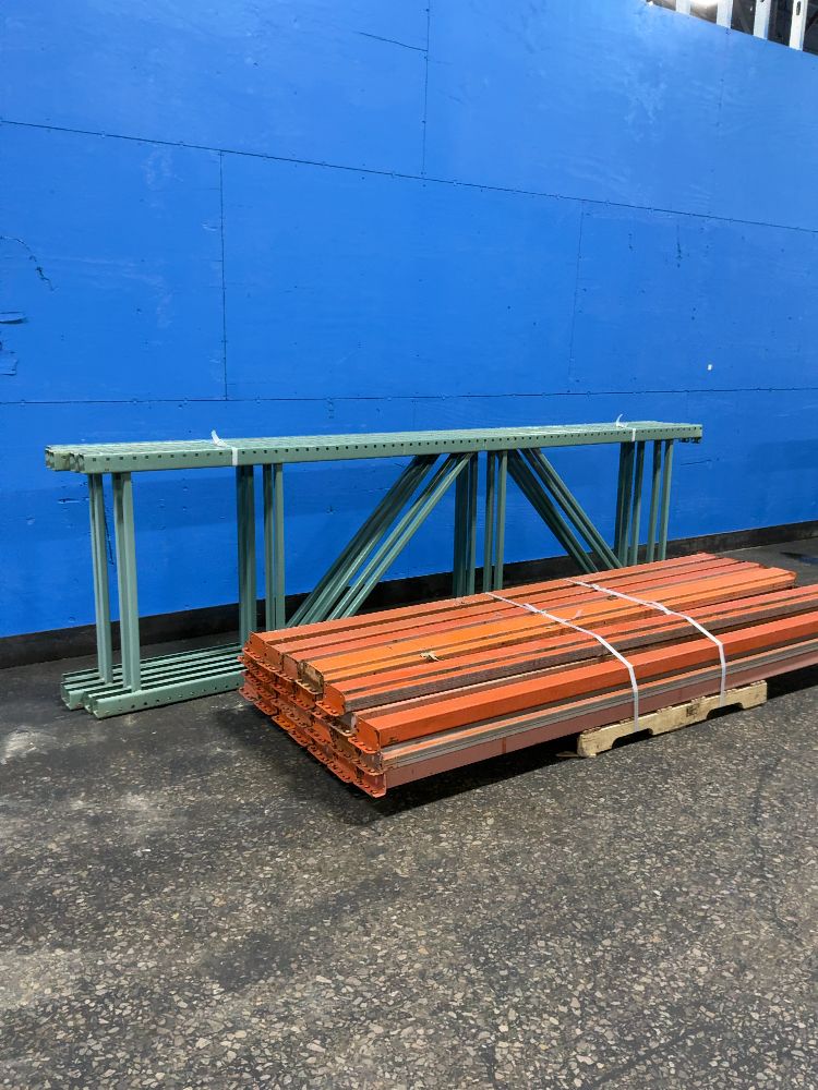 144” X 36” Pallet Racking - Tear Drop