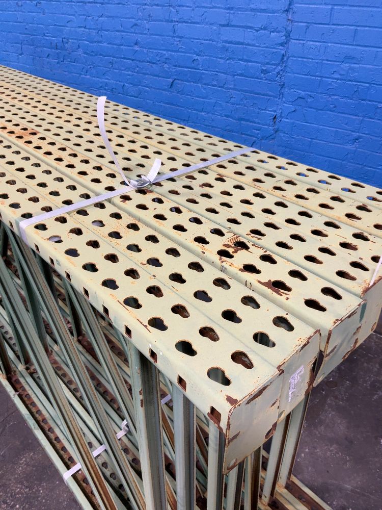 42" X 144" Pallet Racking Uprights - Tear Drop