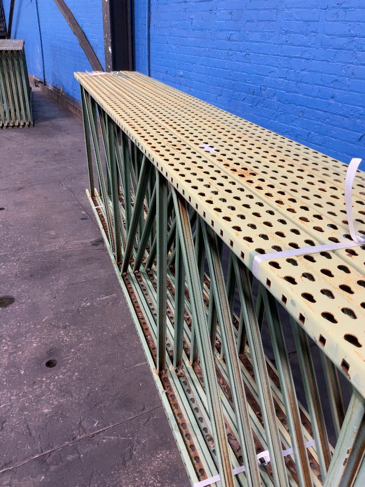 42" X 144" Pallet Racking Uprights - Tear Drop