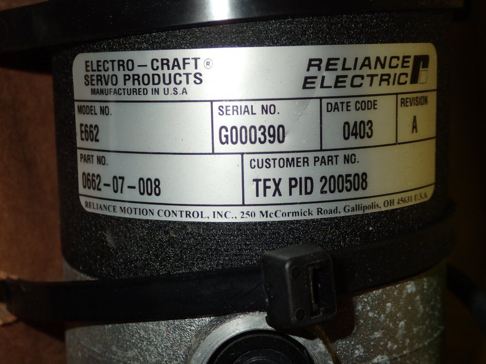 Electrocraft Motors - E662