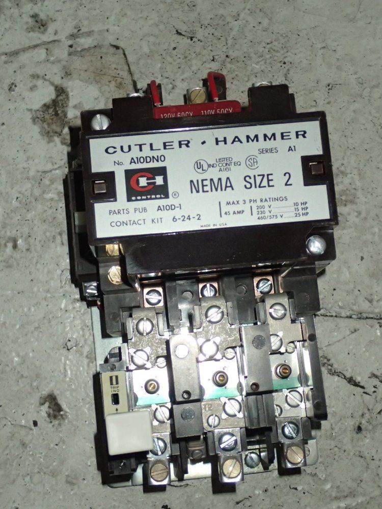 Cutler Hammer Size 2 Starter - A10dn0