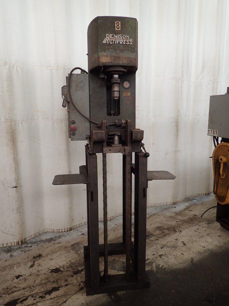 Denison / Multipress 6 Ton Hydraulic Press - R065lc204d266c23ba12a59a201