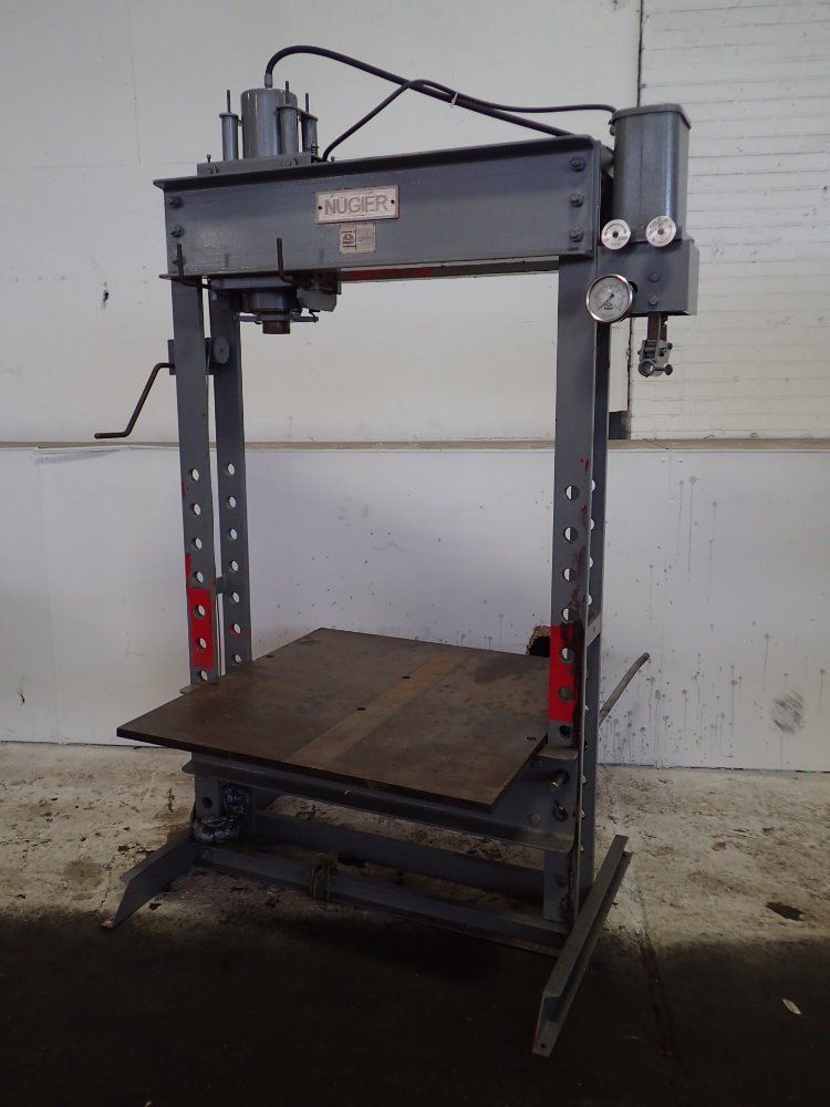 Nugier 40'' Hydraulic H-frame Press - H60-14