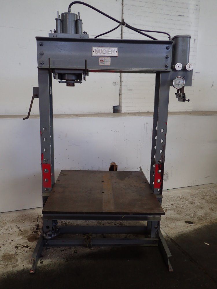 Nugier 40'' Hydraulic H-frame Press - H60-14