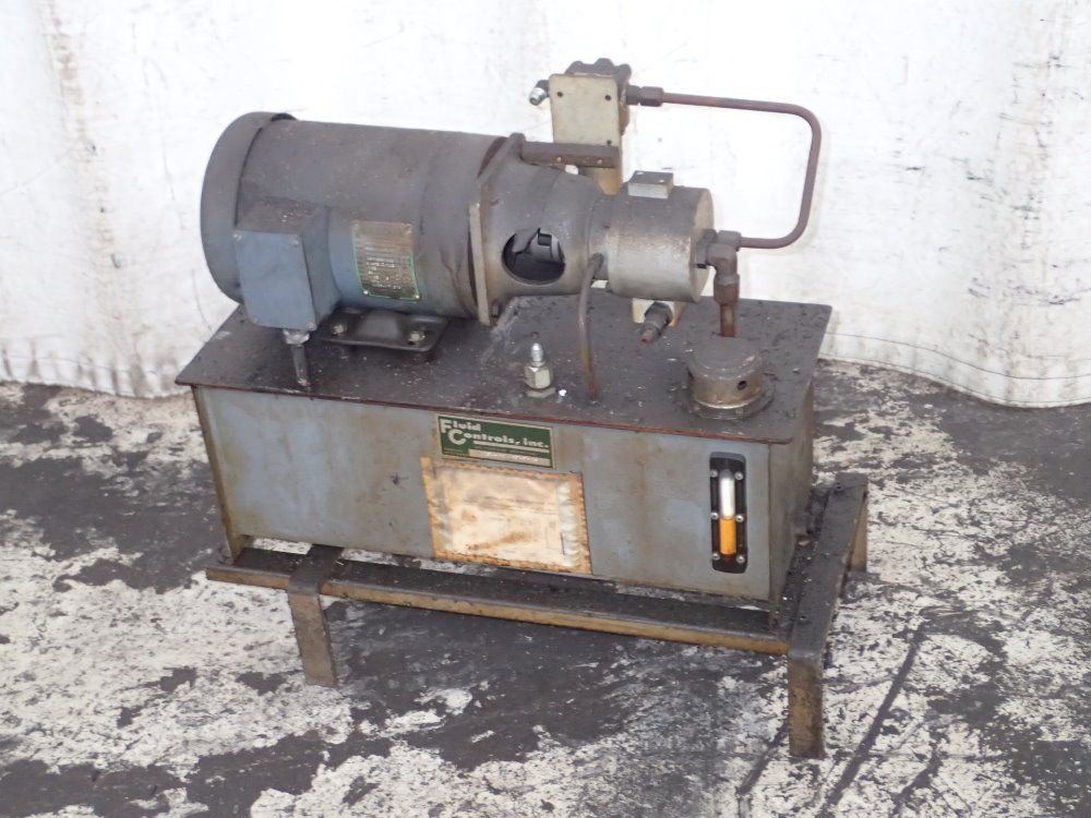Fluid Controls Hydraulic Unti