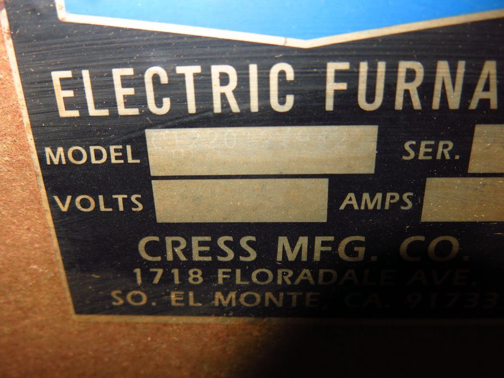 Cress Electric Furnace