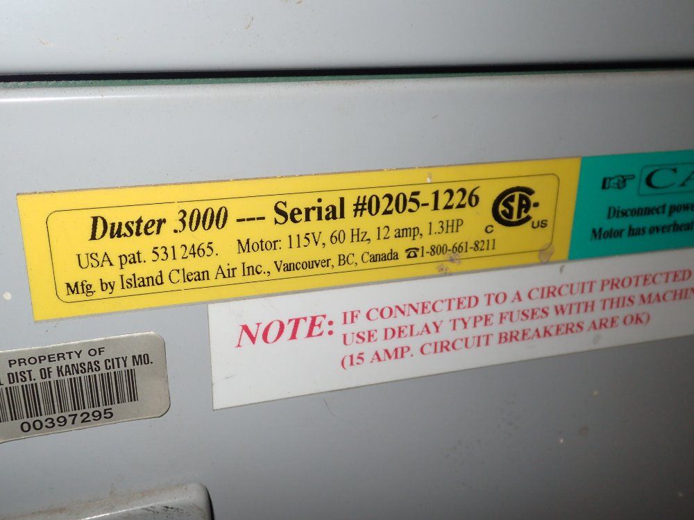 Island Cleaner Dust Collector