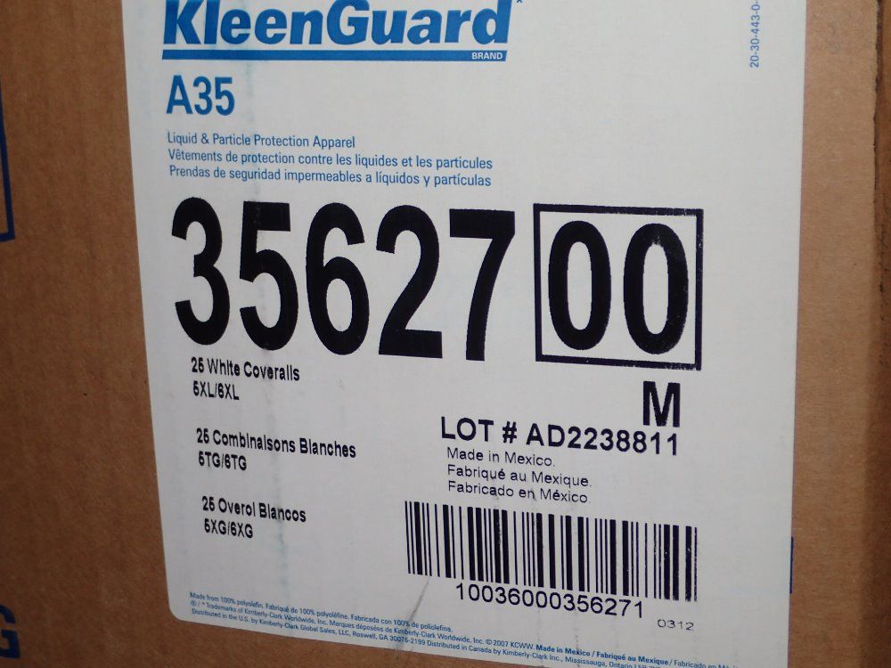 Kimberly Clark/kleenguard Safety Coveralls