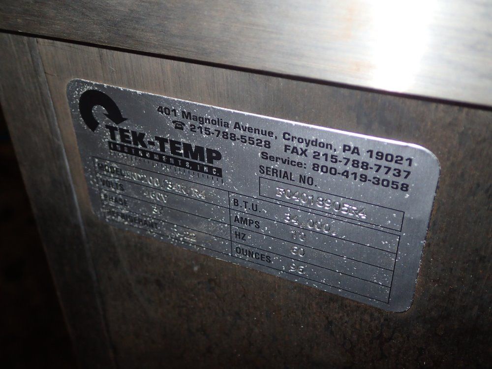 Tek Temp Portable S/s Chiller