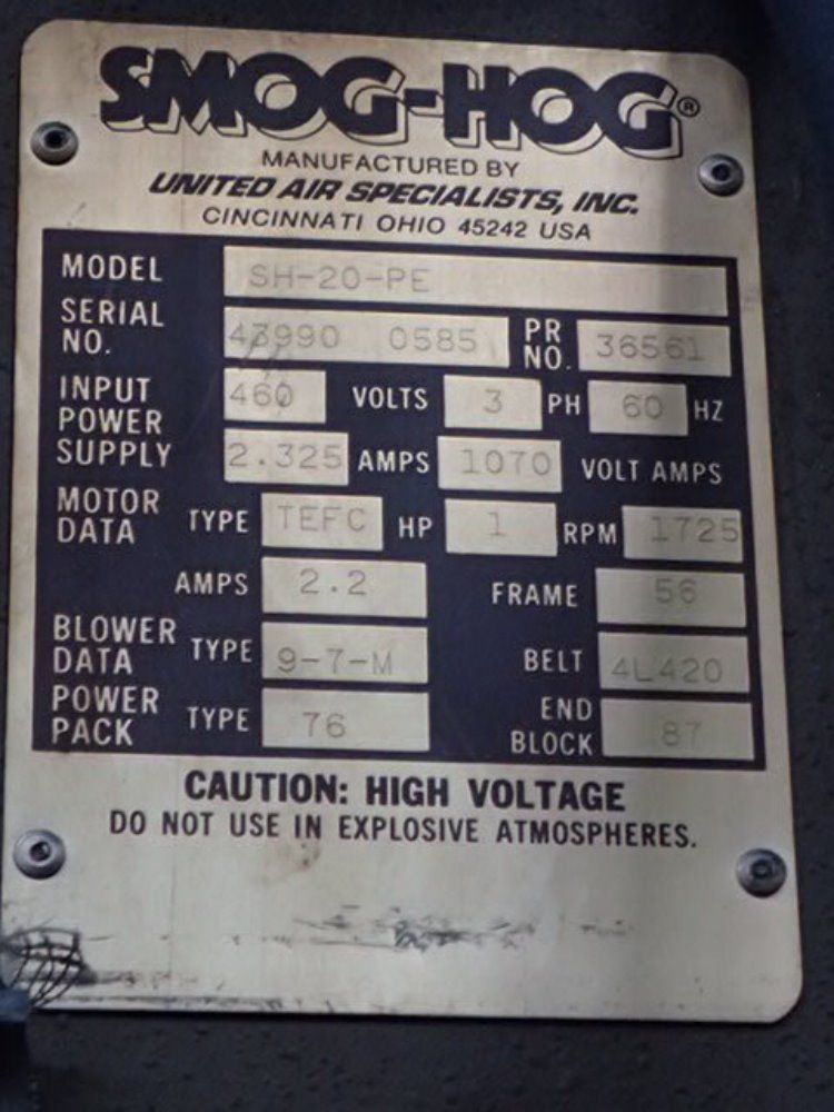 Smog Hog Industrial Air Cleaner