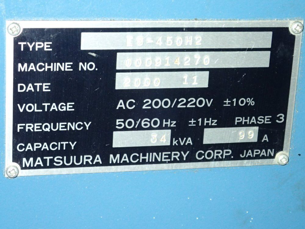 Matrsuura Cnc Hmc