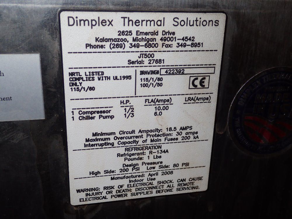 Dimplex Chiller