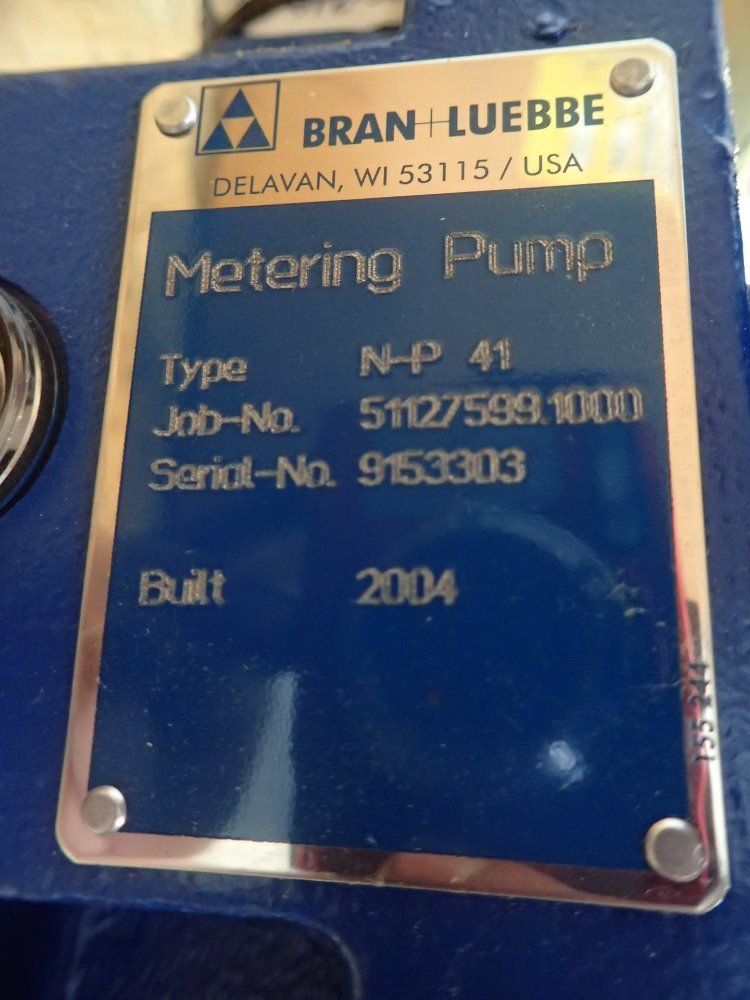 Bran Luebbe Metering Pump